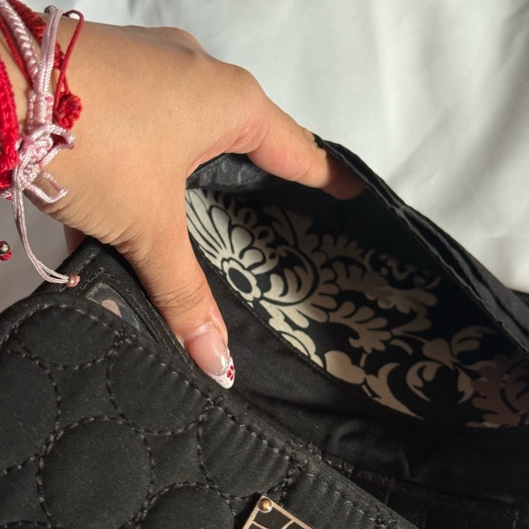 Vera Bradley Black Quilted Wallet - Picture 12 of 12